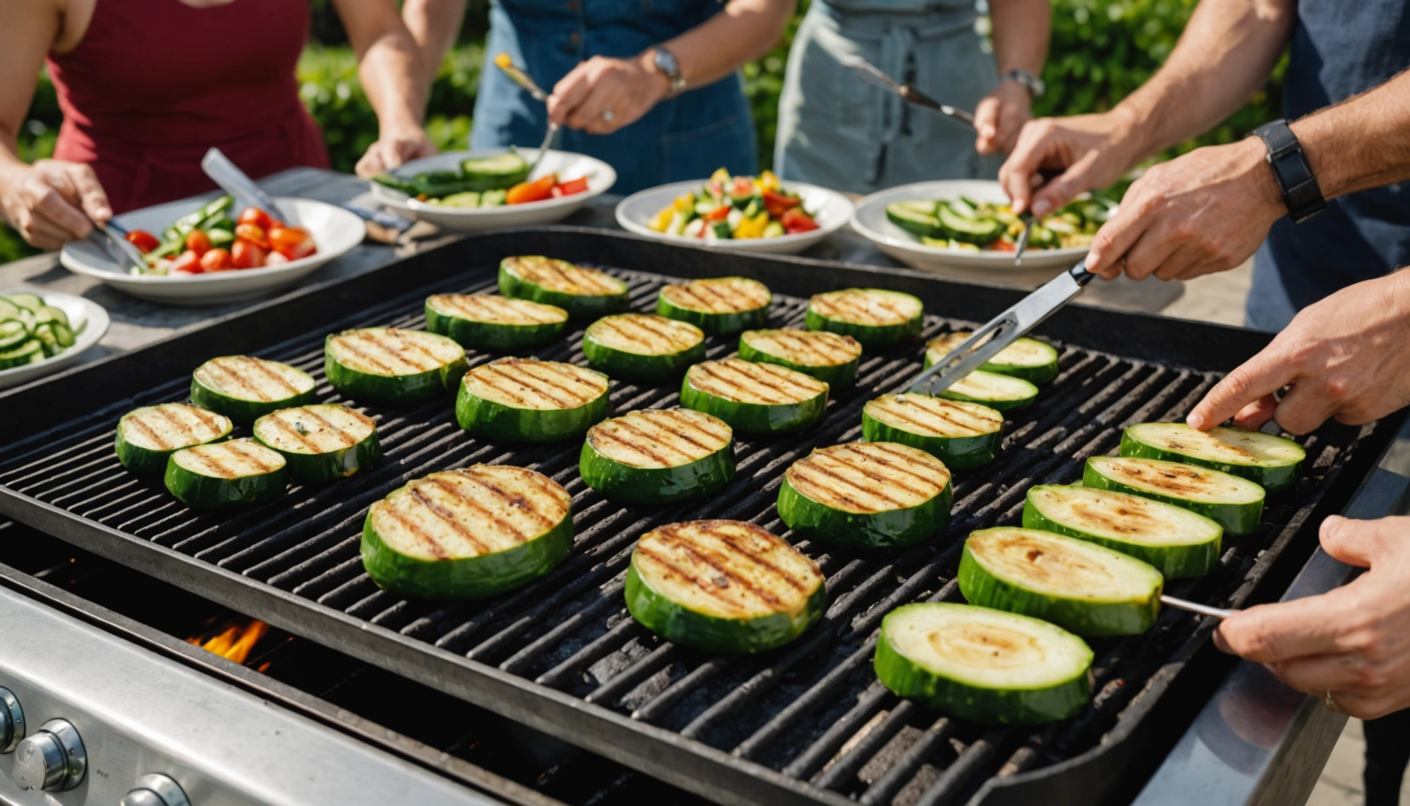 courgettes plancha
