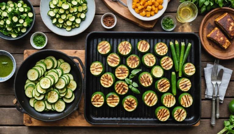 courgette plancha huile d'olive