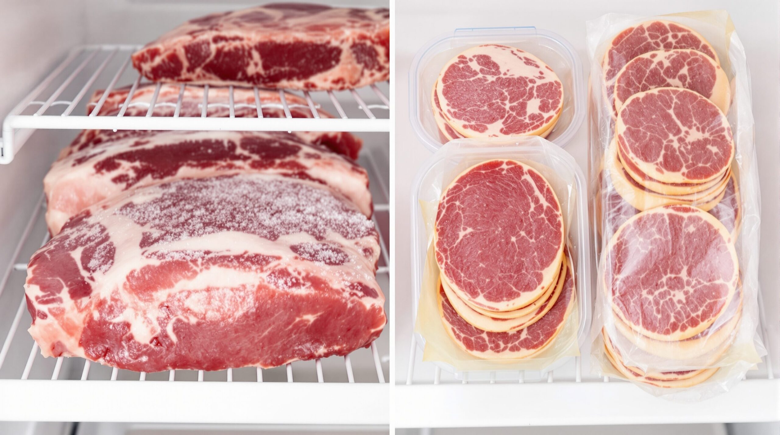 peut-on congeler de la viande sans emballage
