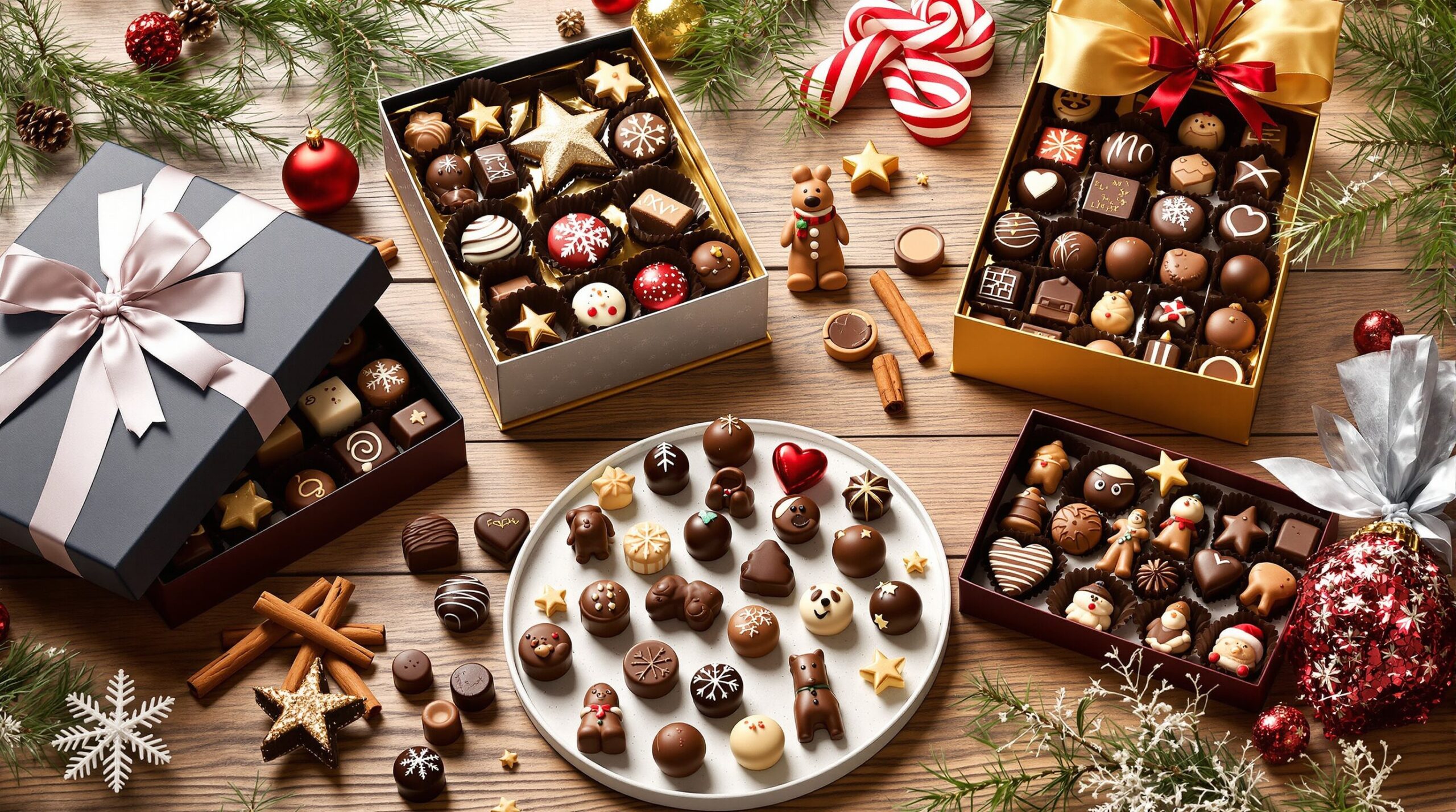 les chocolats de Noel