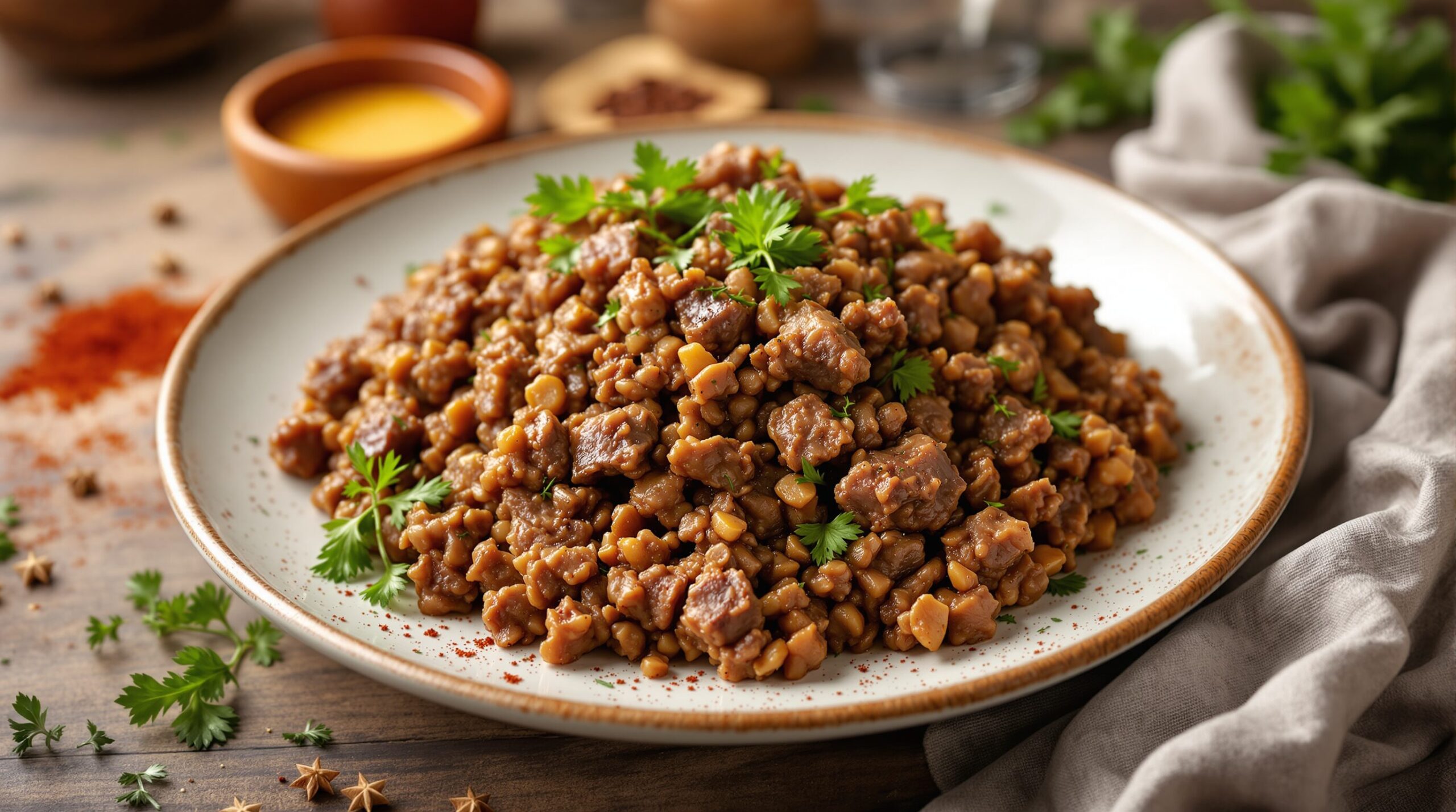 agneau haché recette