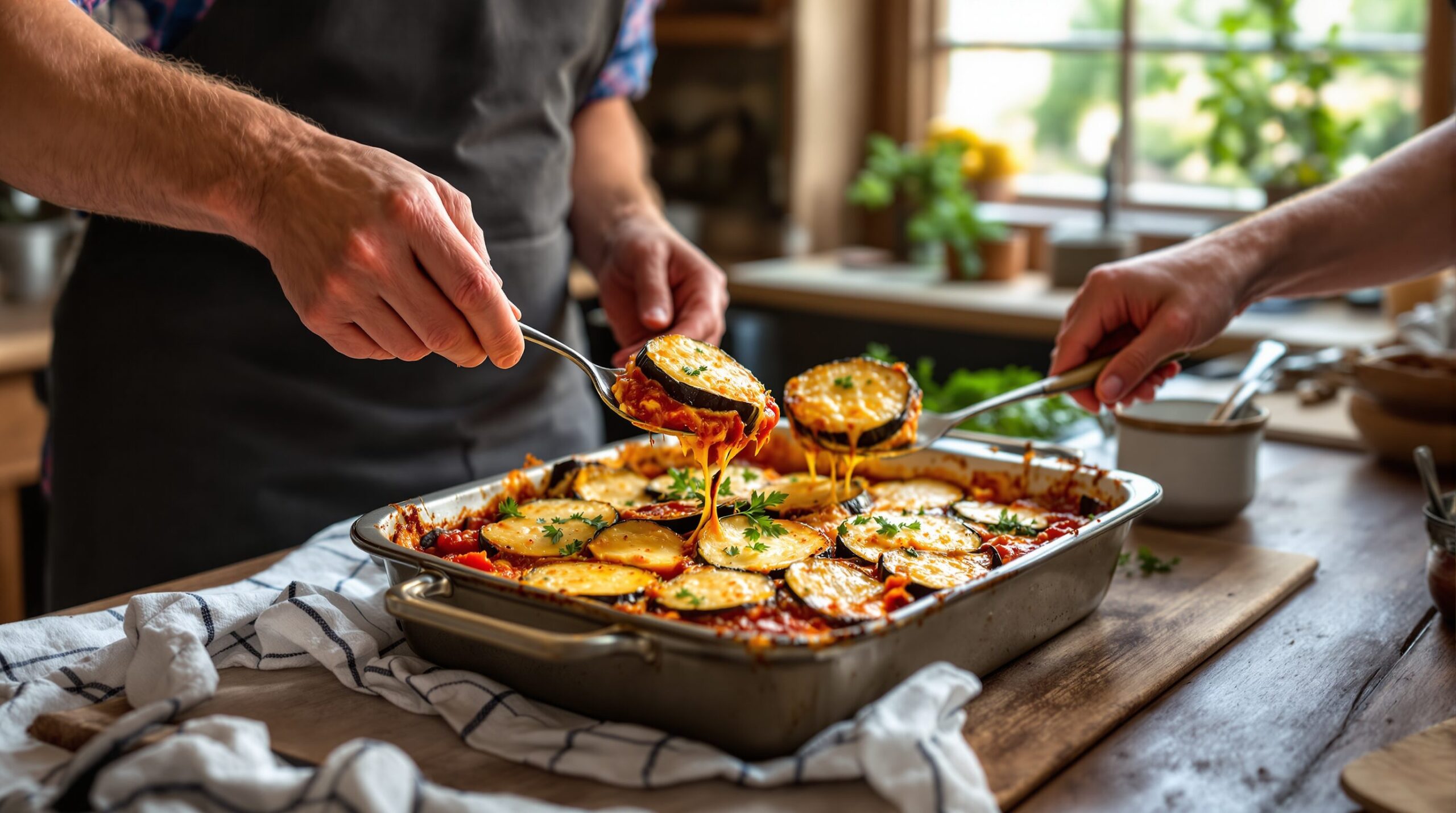 aubergine parmesan tomate