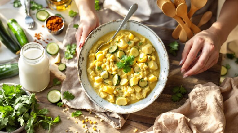 courgette lait de coco curry