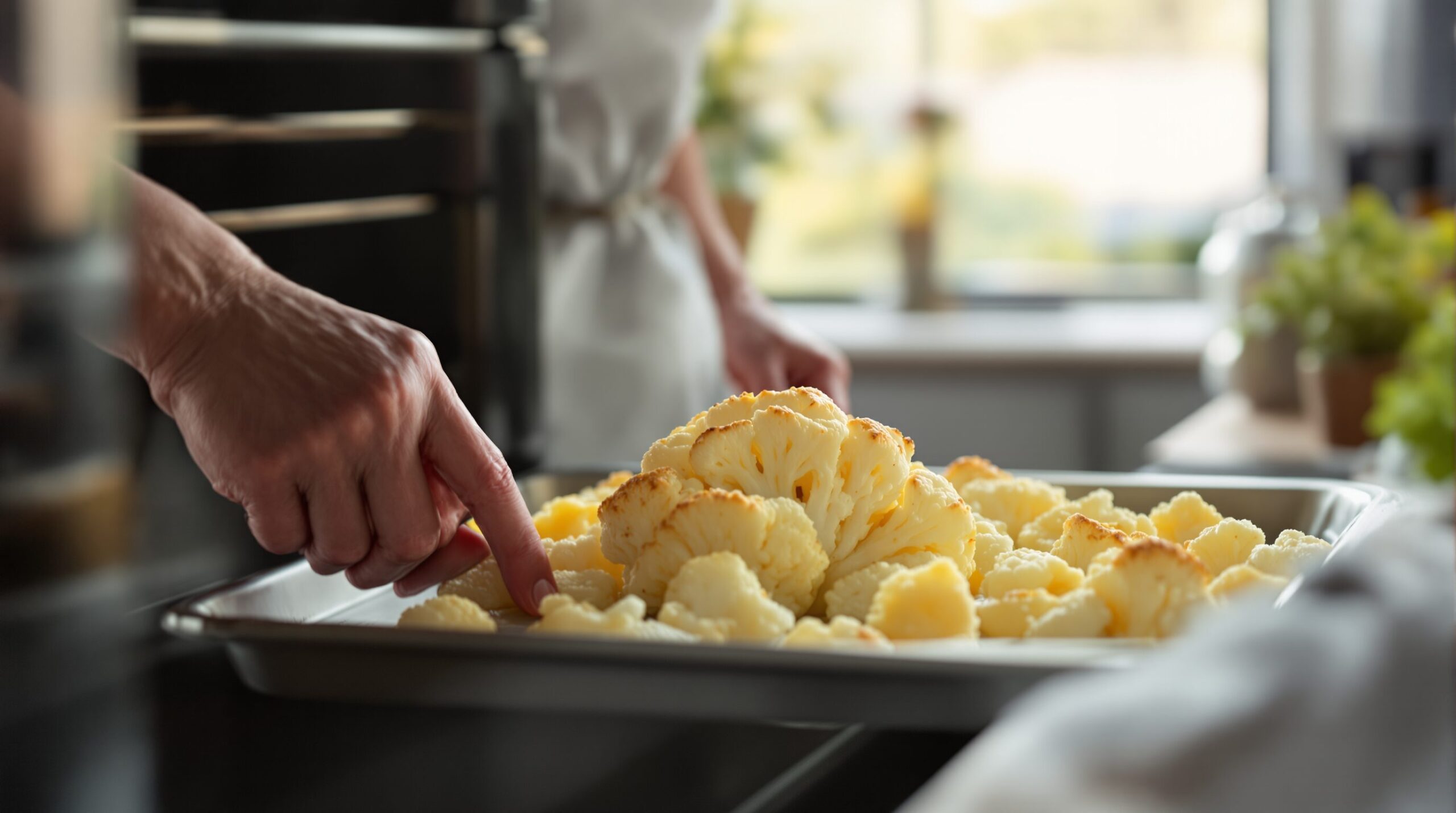 cuire choux fleur au four