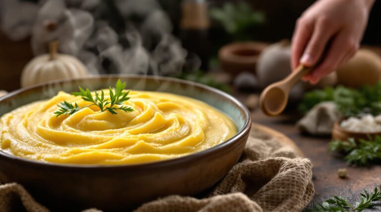 polenta cremeuse italienne