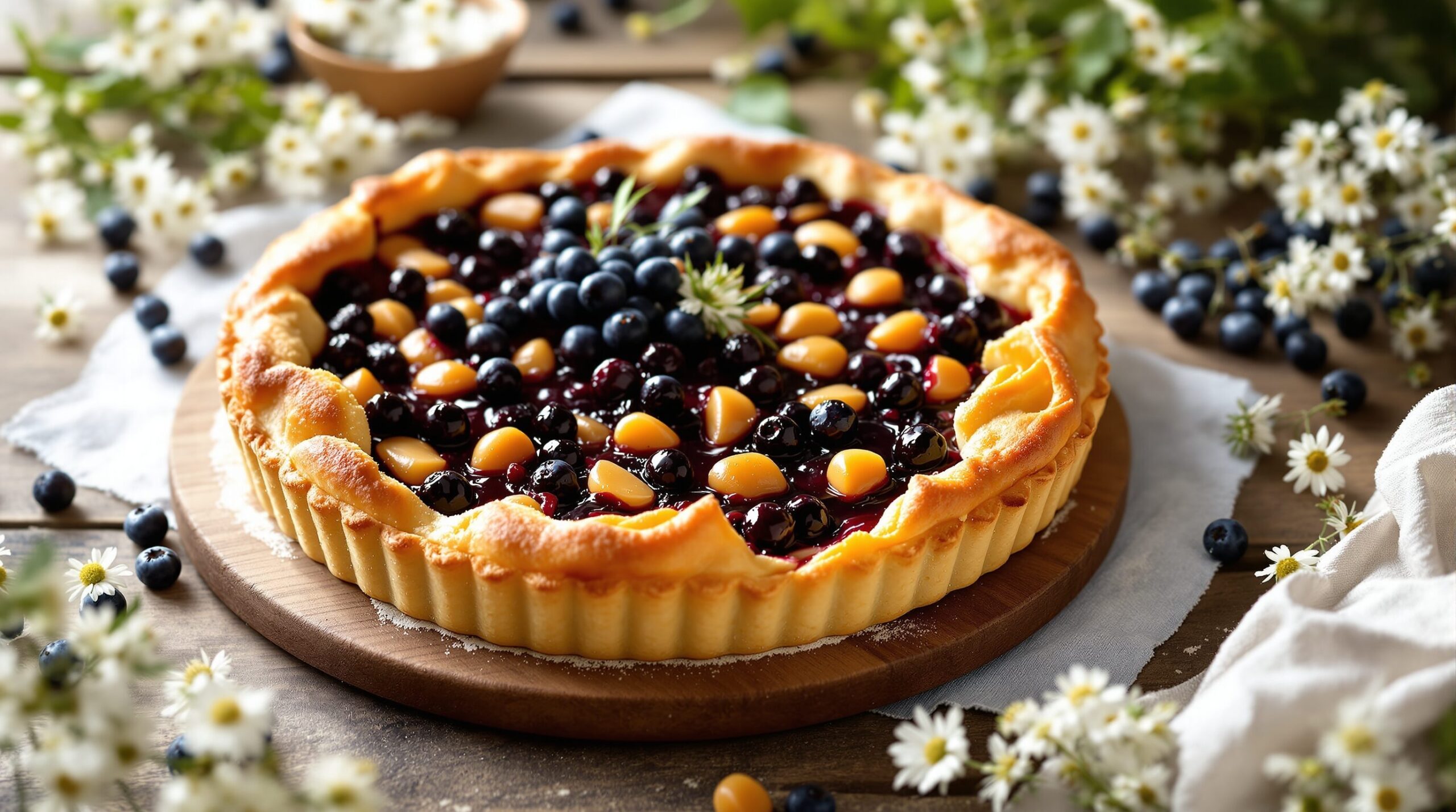 tarte aux prunelles sauvages