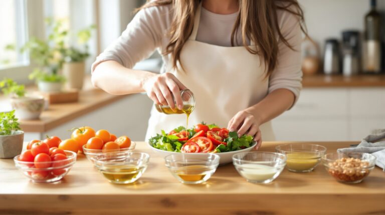 assaisonnement salade tomate
