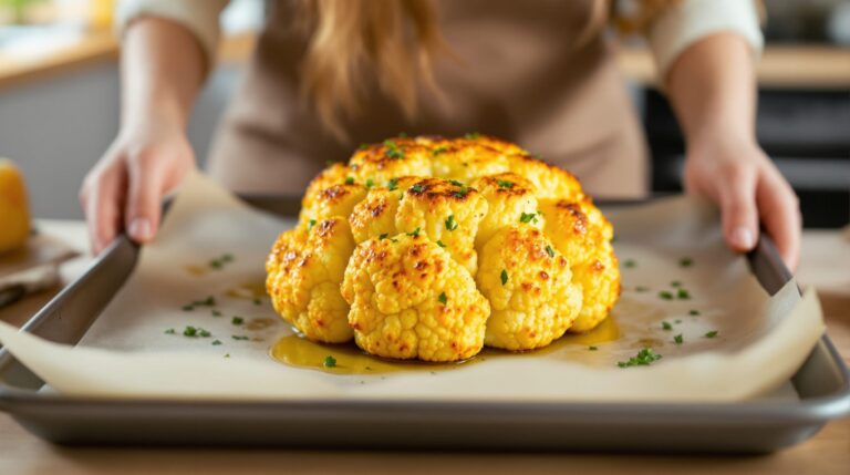 cuire chou fleur au four