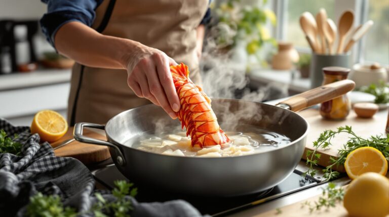 cuisson queue de langouste décongelée