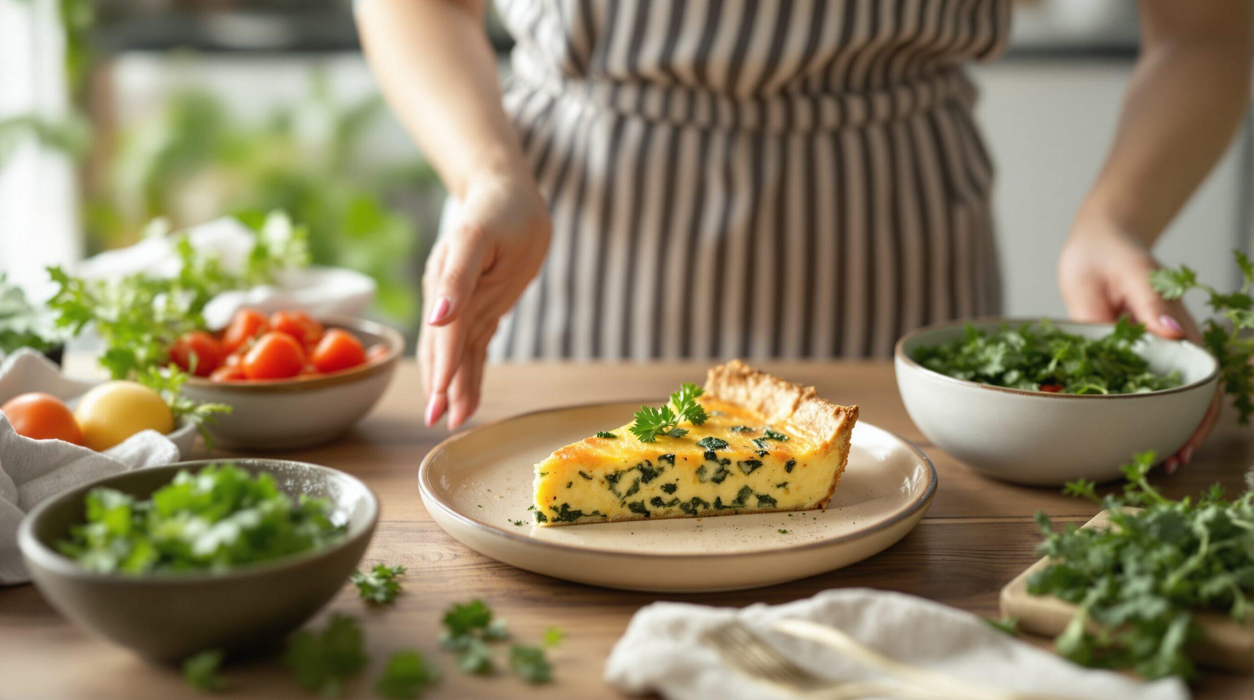 quiche sans pate végétarienne