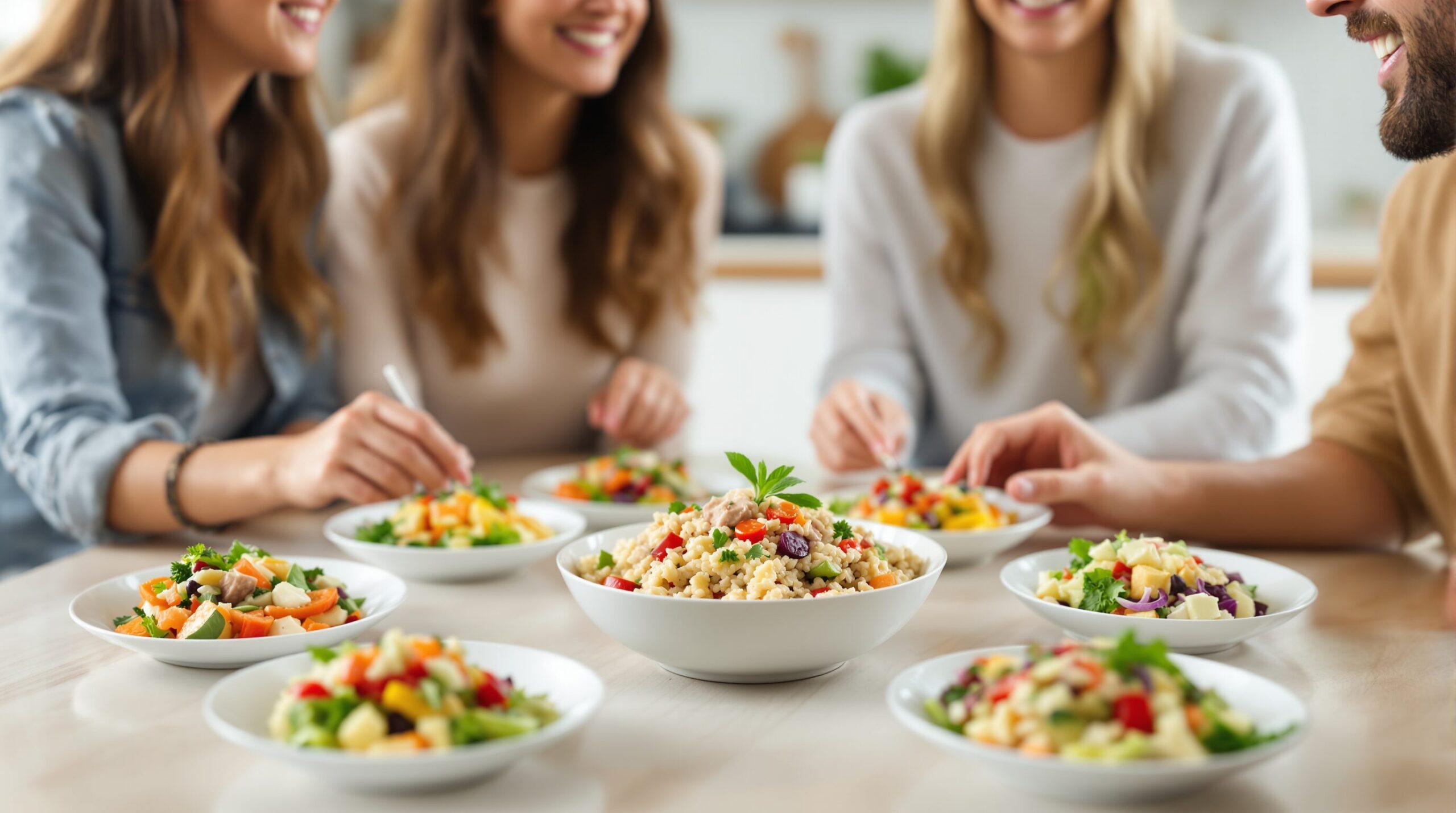 salade de riz avec thon
