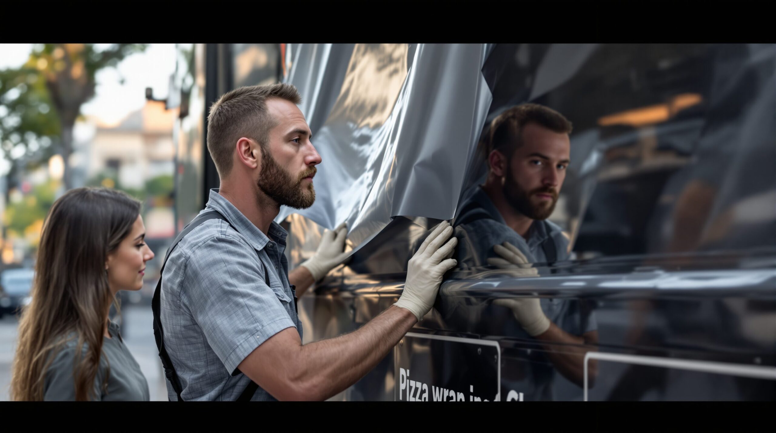 covering camion pizza