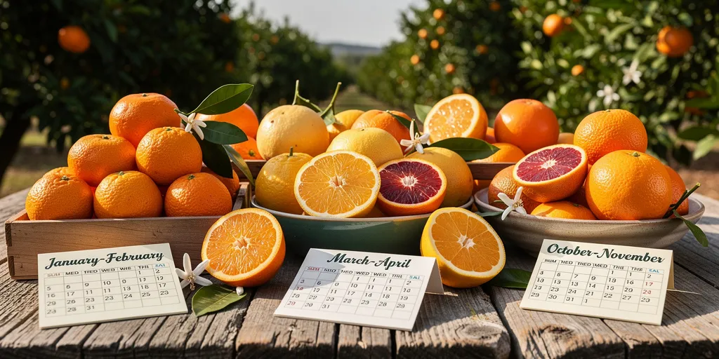 la saison des oranges
