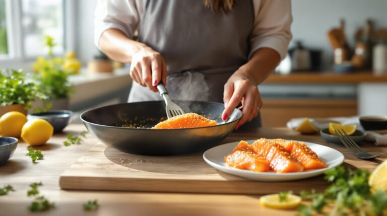 tataki de saumon sesame