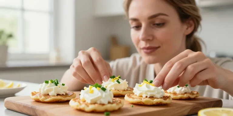 blinis fromage blanc