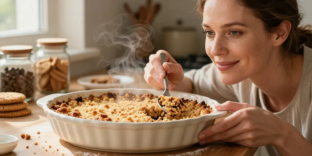 crumble au spéculoos
