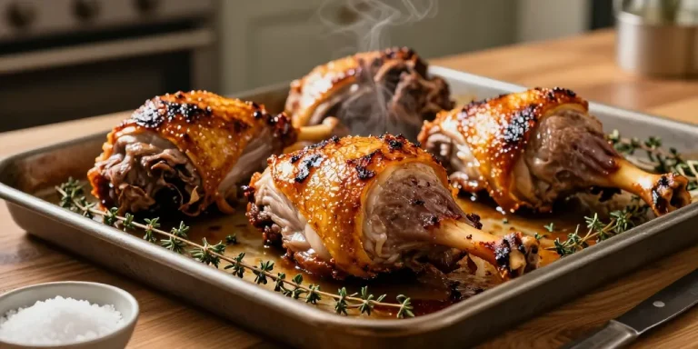 cuisson confit canard four