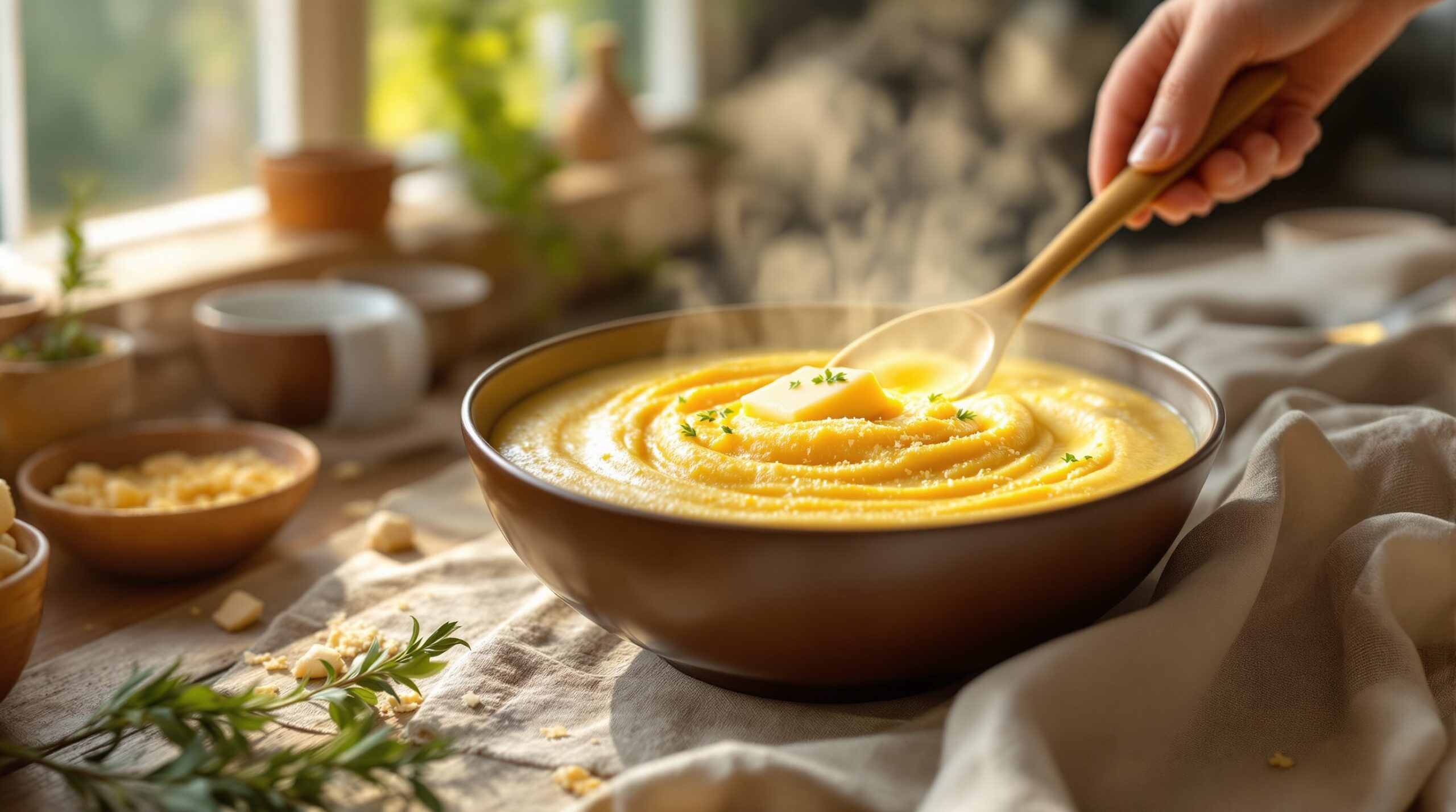 polenta cremeuse c'est quoi