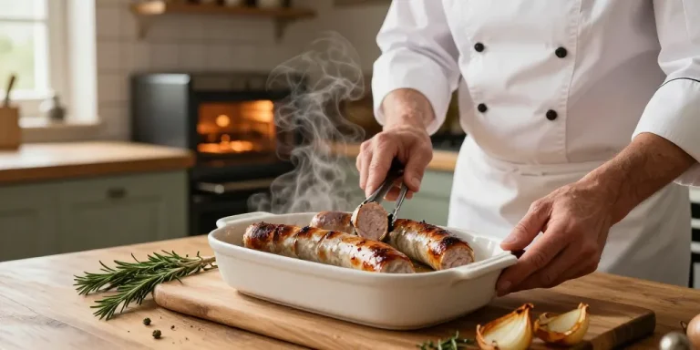 andouillettes de troyes au four