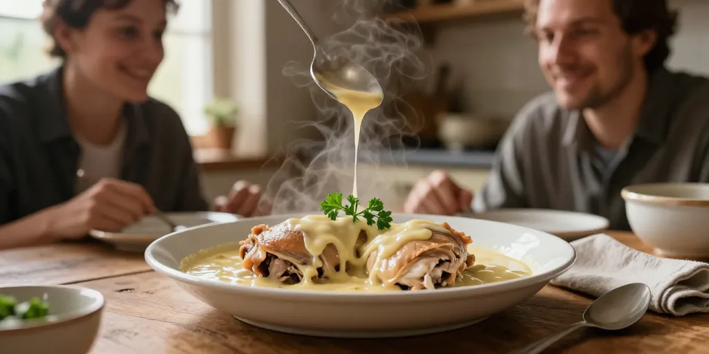 blanquette de cuisse de poulet