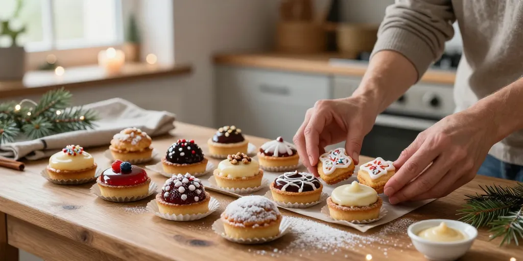 petits fours de noel