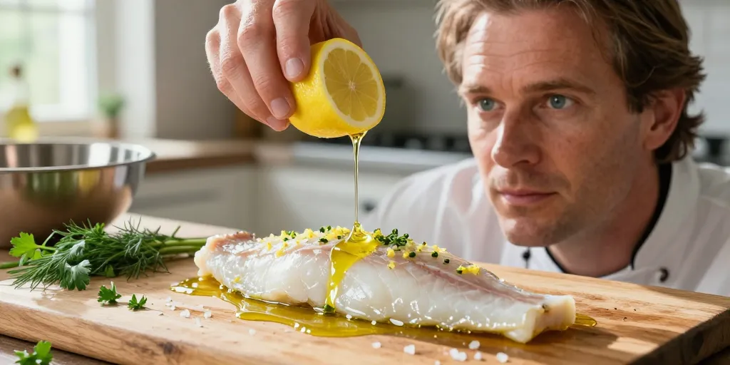 poisson marinade citron