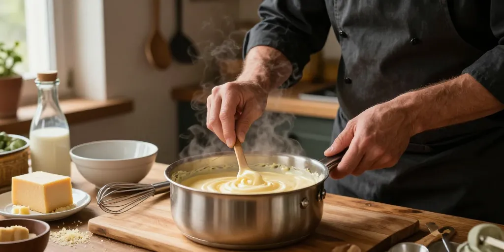 recette de la sauce fromagère