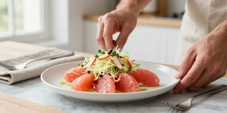 salade pamplemousse crabe