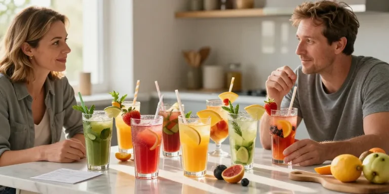 cocktail de jus de fruits