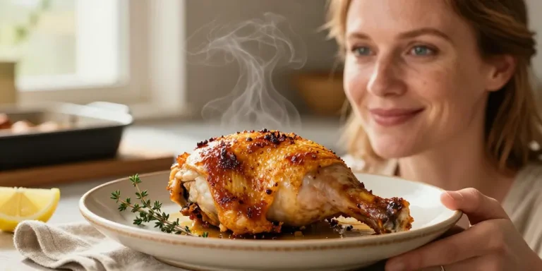 cuisse poulet mariné au four