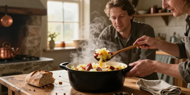 potée au chou cocotte en fonte