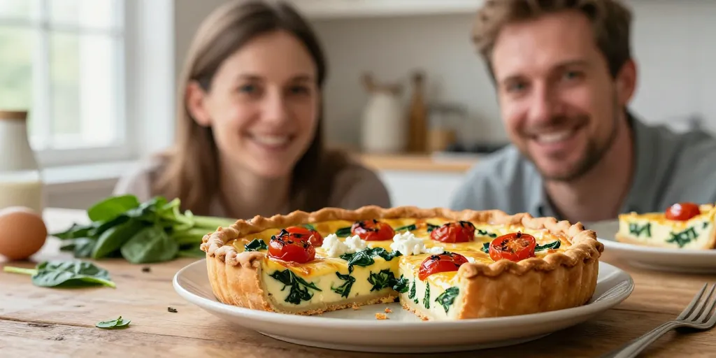 quiche végétarienne sans pate