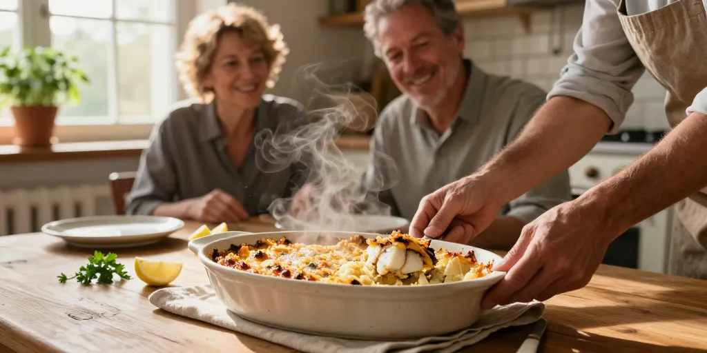 recette gratin de poissons