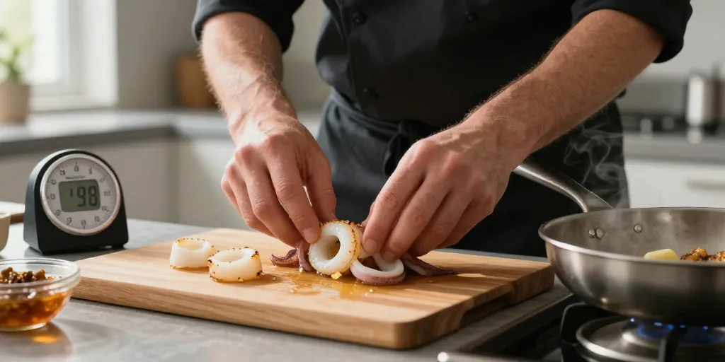 temps de cuisson des anneaux de calamars