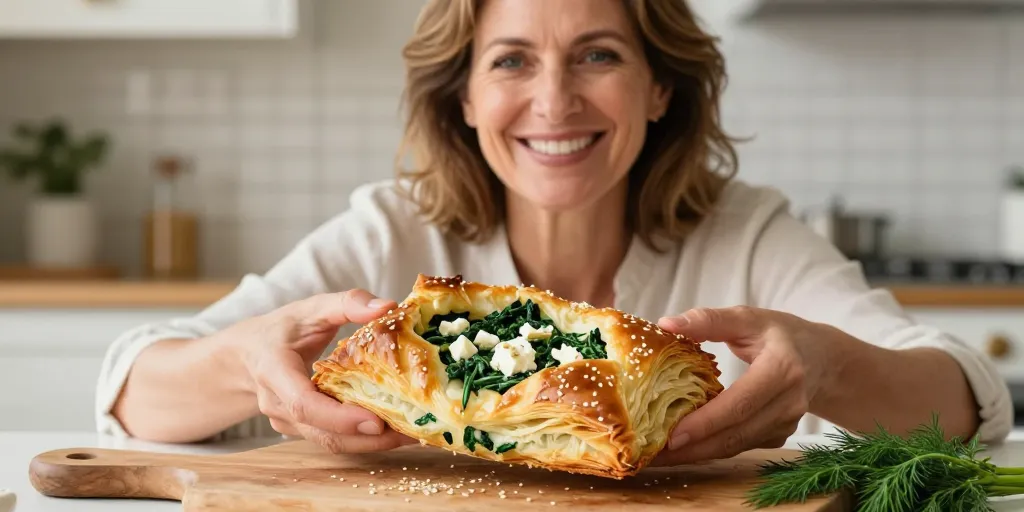 brick épinard feta grec