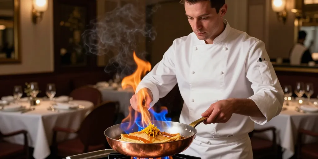 crepe suzette flambe