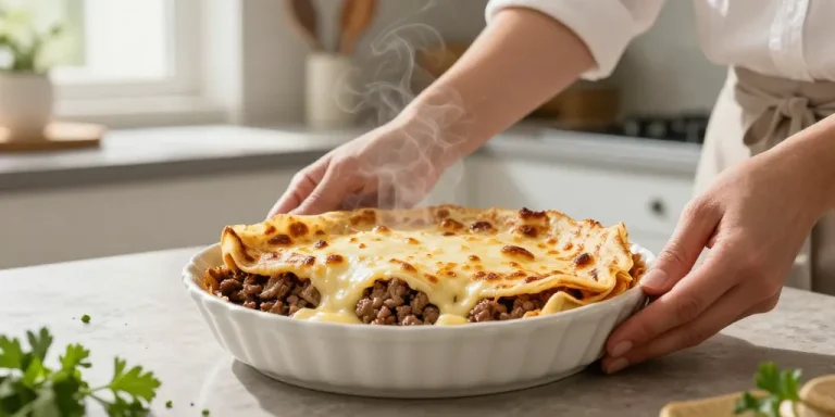 crêpes farcies viande hachée béchamel