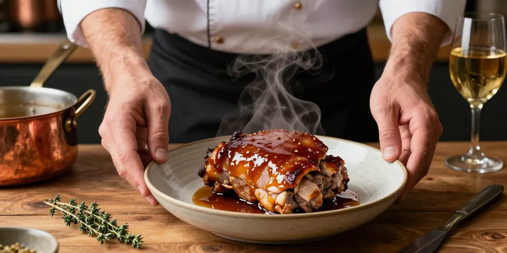 recette joue de porc au cidre et miel