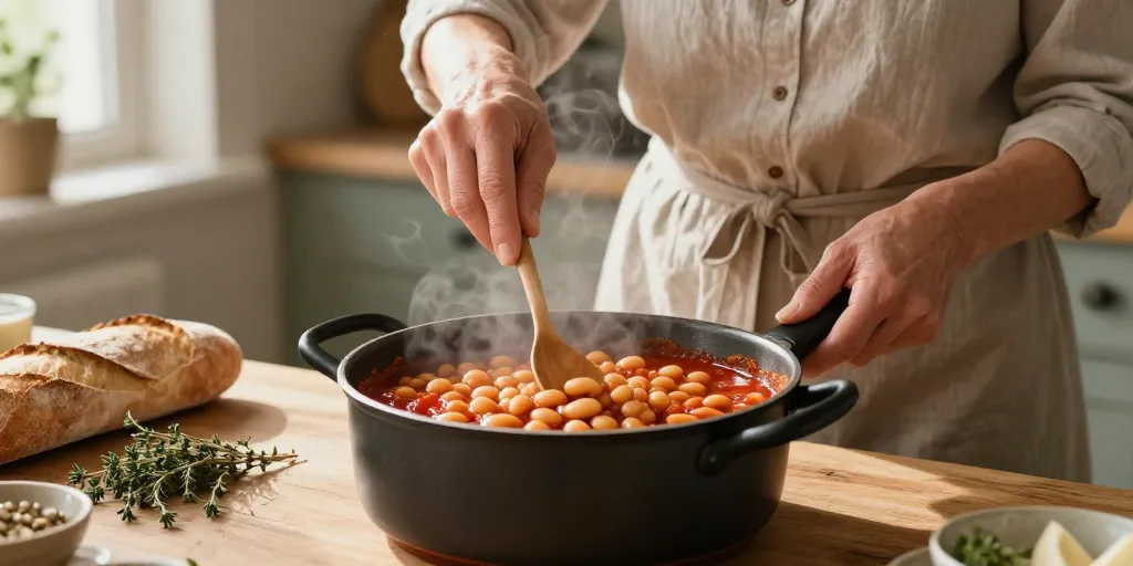 recette mogettes tomates