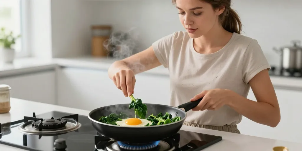 recette oeufs epinards
