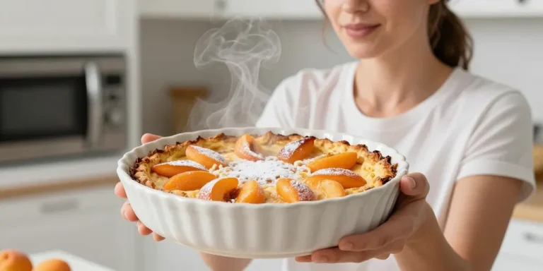 clafoutis abricot au micro onde