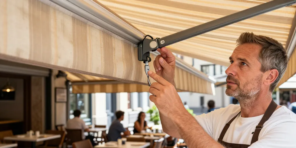 store banne restaurant