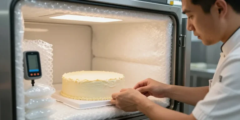 transport gâteau frais