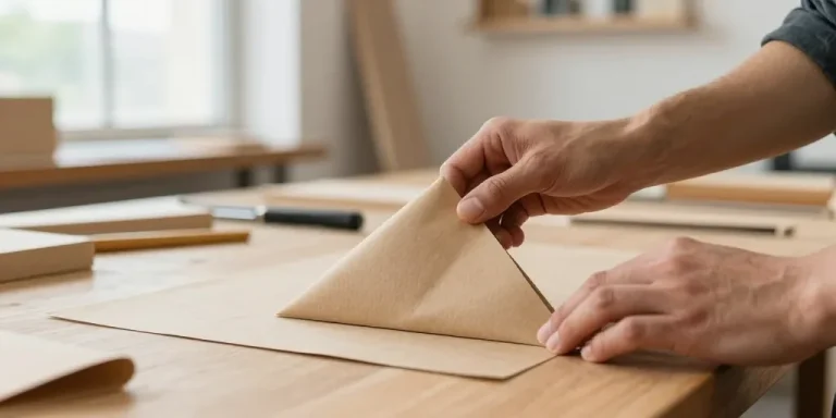 faire un cornet en papier kraft