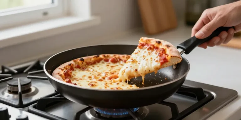 réchauffer une pizza