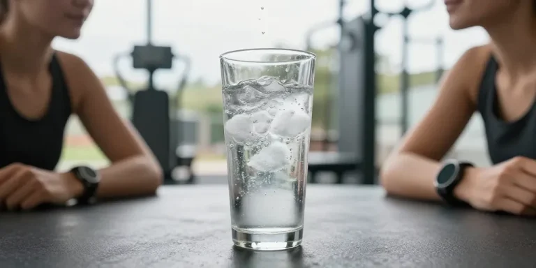 eau gazeuse sportif